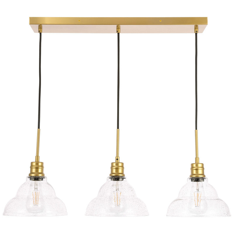 Elegant Lighting Clive 3 Light 35" Chandelier