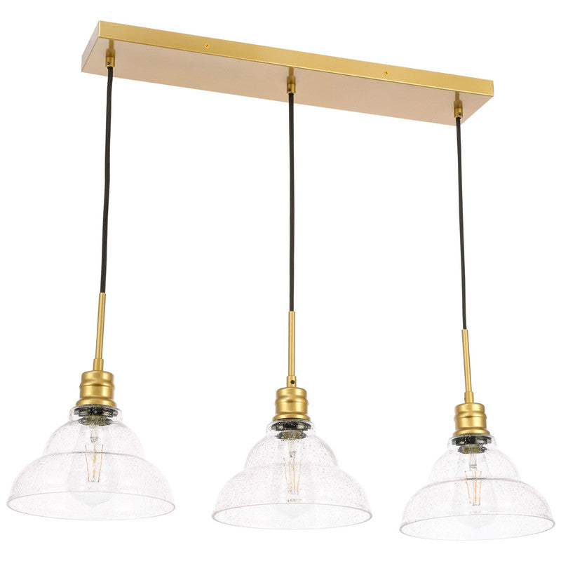 Elegant Lighting Clive 3 Light 35" Chandelier