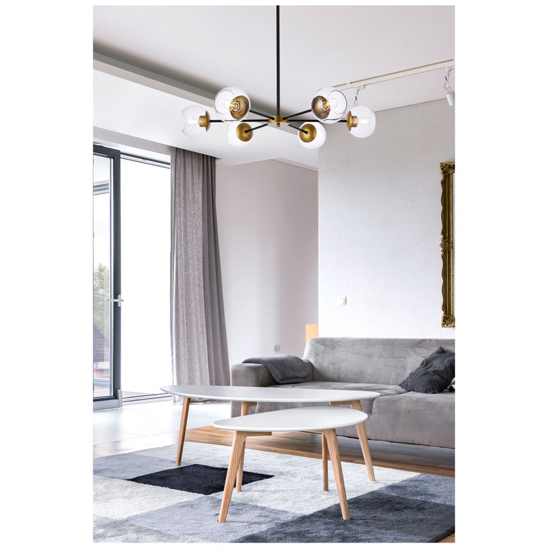 Elegant Lighting Briggs 6 Light 36" Chandelier