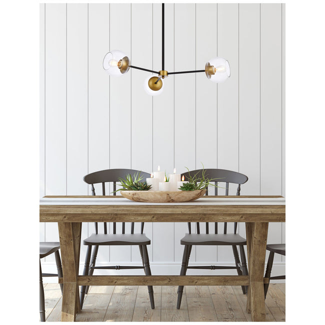 Elegant Lighting Briggs 3 Light 32" Chandelier