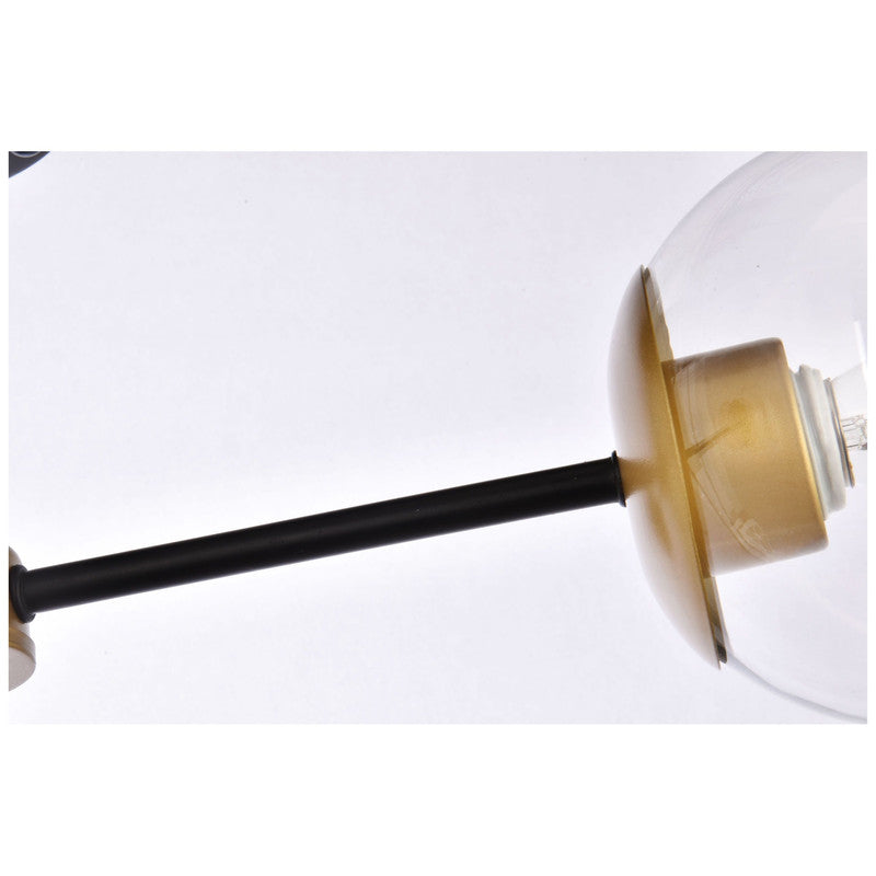 Elegant Lighting Briggs 3 Light 26" Flush Mount