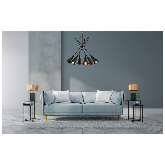 Elegant Lighting Casen 6 Light 32" Chandelier