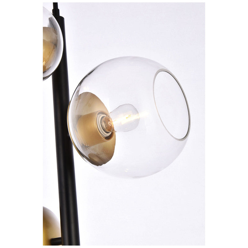 Elegant Lighting Wells 4 Light 18" Chandelier