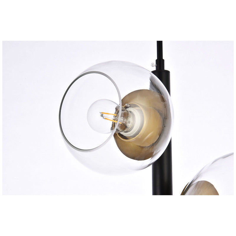 Elegant Lighting Wells 4 Light 18" Chandelier