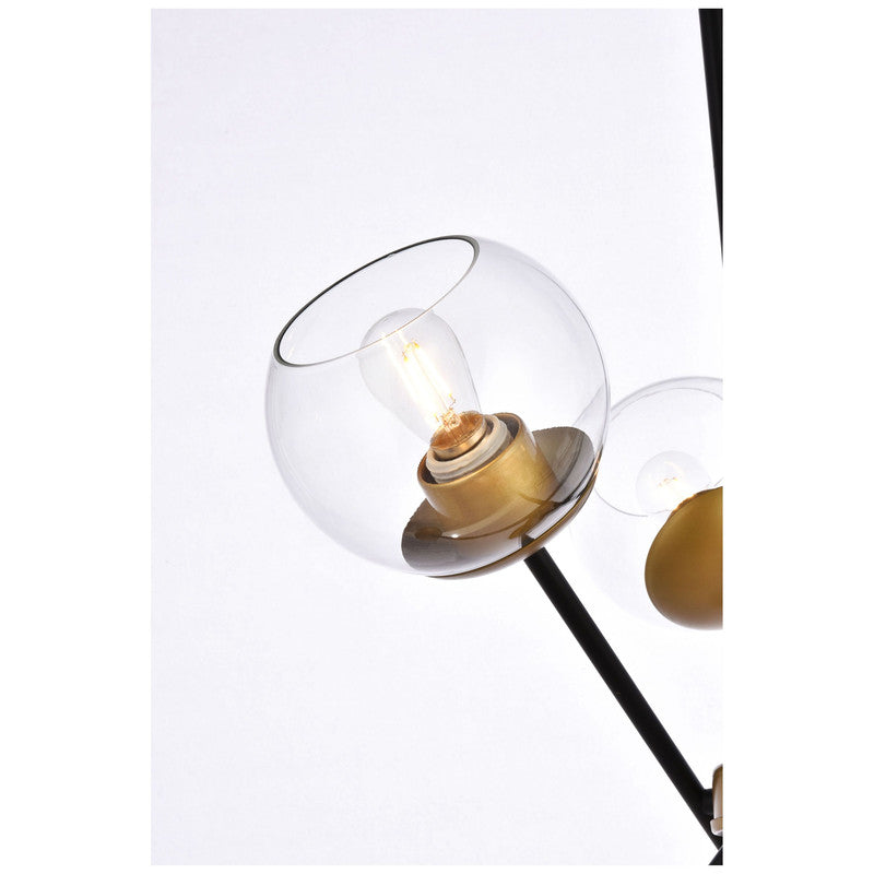 Elegant Lighting Axl 6 Light 24" Chandelier