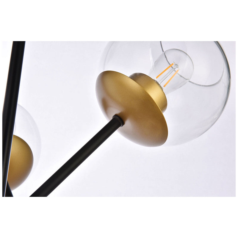 Elegant Lighting Axl 6 Light 24" Chandelier