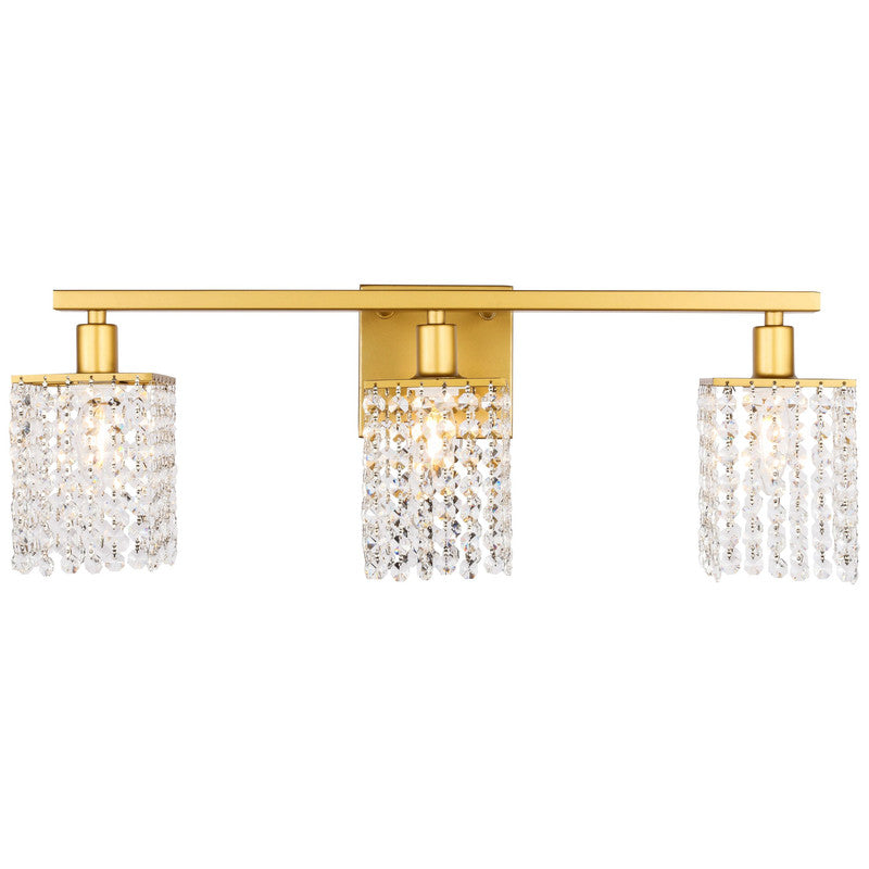 Elegant Lighting Phineas 3 Light 24" Vanity Light