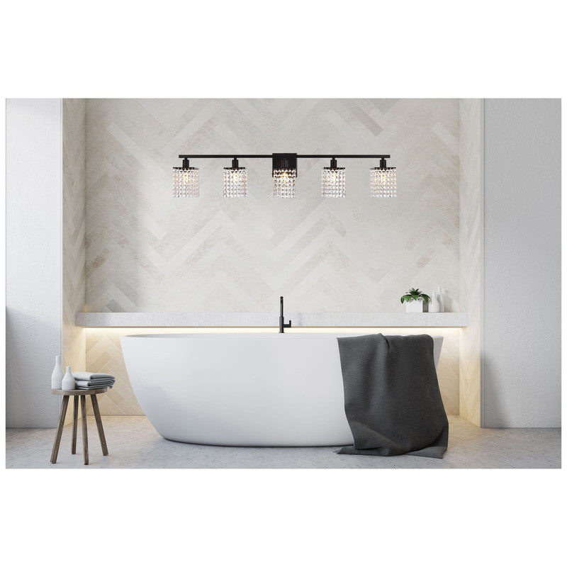 Elegant Lighting Phineas 5 Light 42" Vanity Light