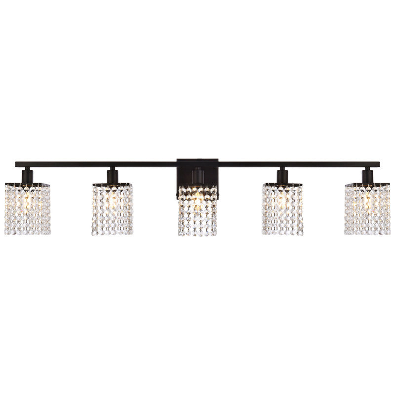 Elegant Lighting Phineas 5 Light 42" Vanity Light