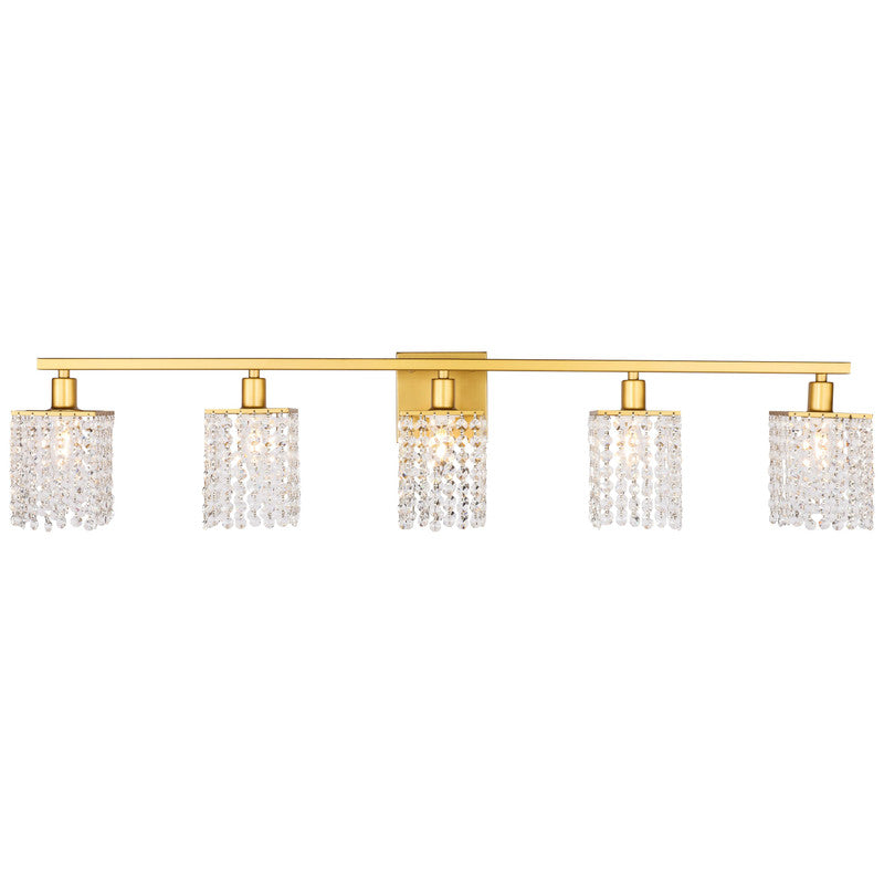 Elegant Lighting Phineas 5 Light 42" Vanity Light