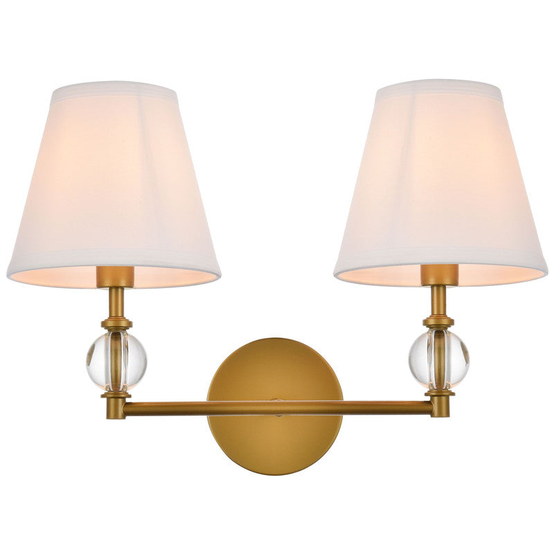 Elegant Lighting Bethany 2 Light 17" Wall Sconce