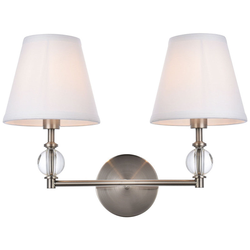 Elegant Lighting Bethany 2 Light 17" Wall Sconce