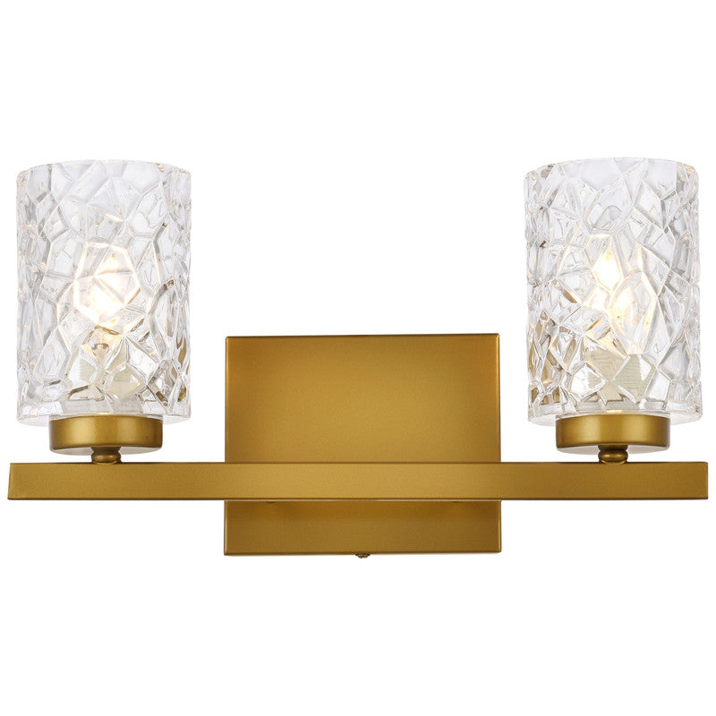 Elegant Lighting Cassie 2 Light 14" Vanity Light