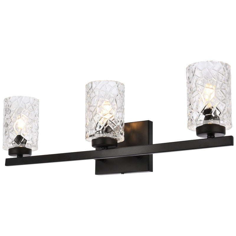 Elegant Lighting Cassie 3 Light 24" Vanity Light