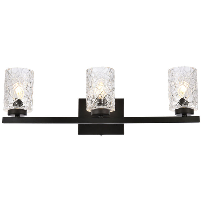 Elegant Lighting Cassie 3 Light 24" Vanity Light