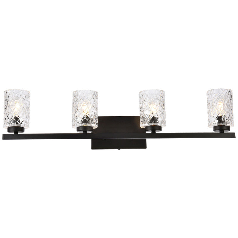 Elegant Lighting Cassie 4 Light 32" Vanity Light