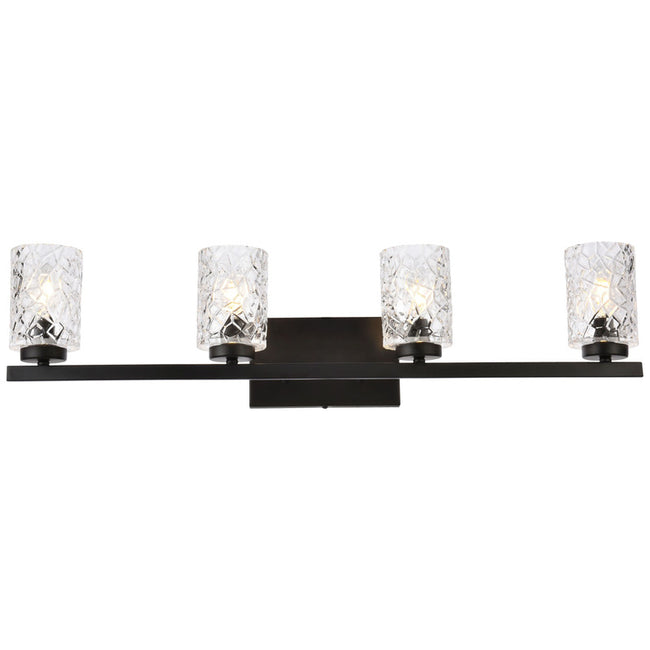 Elegant Lighting Cassie 4 Light 32" Vanity Light