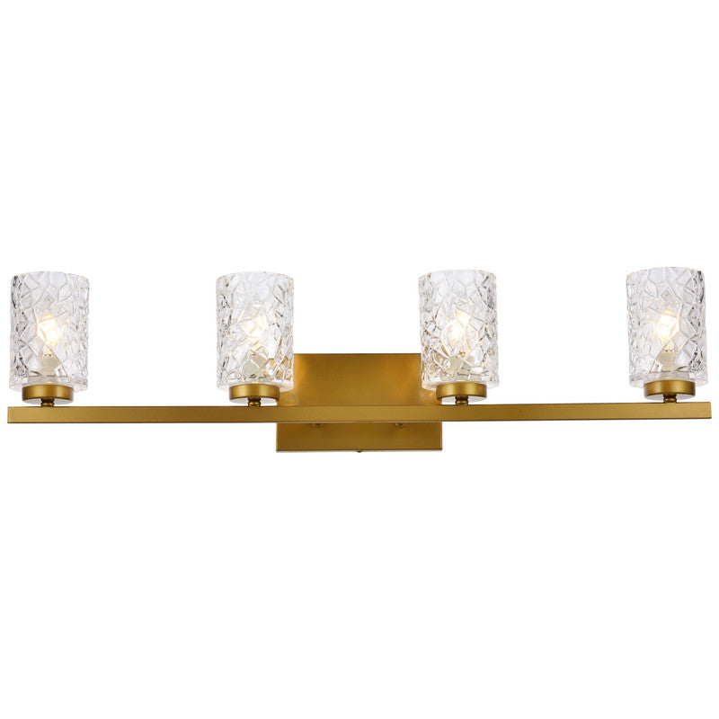 Elegant Lighting Cassie 4 Light 32" Vanity Light