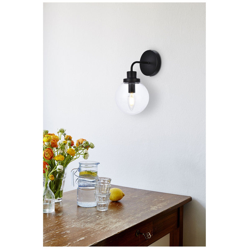 Elegant Lighting Hanson 1 Light 9" Wall Sconce