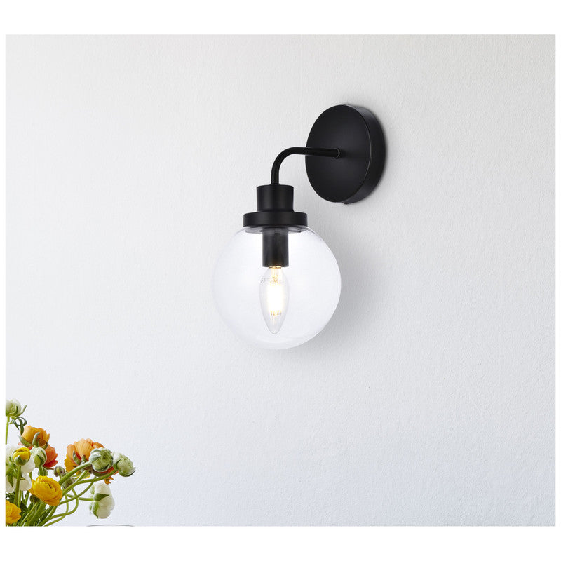 Elegant Lighting Hanson 1 Light 9" Wall Sconce