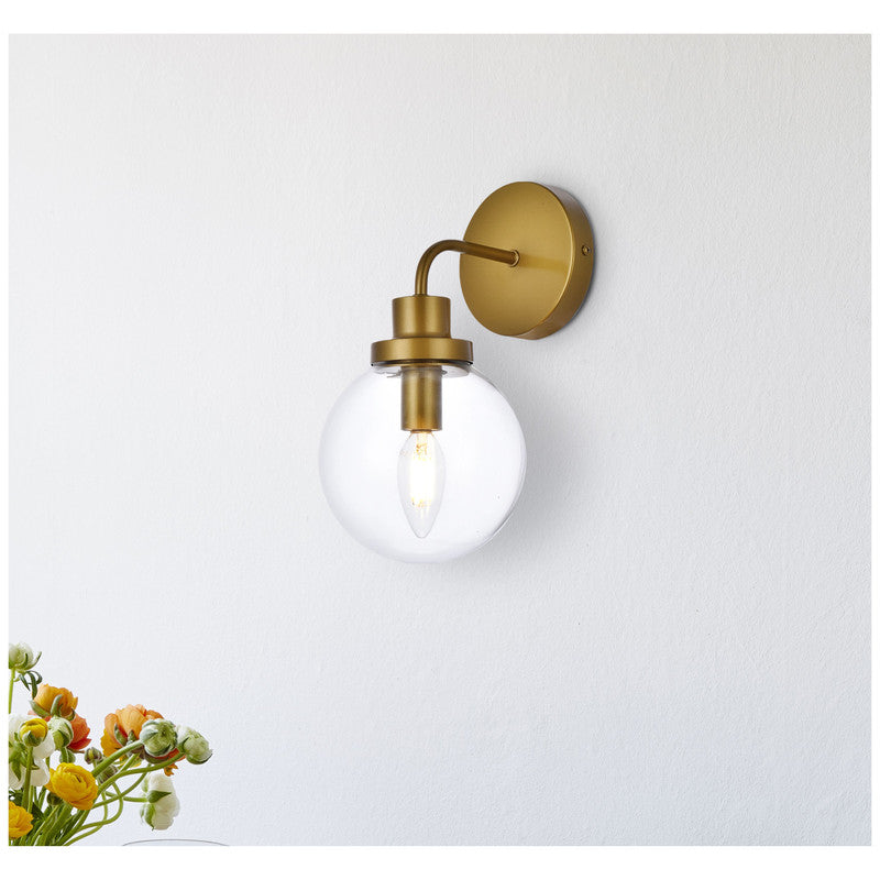 Elegant Lighting Hanson 1 Light 9" Wall Sconce