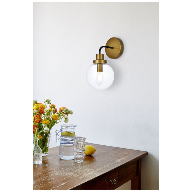 Elegant Lighting Hanson 1 Light 9" Wall Sconce