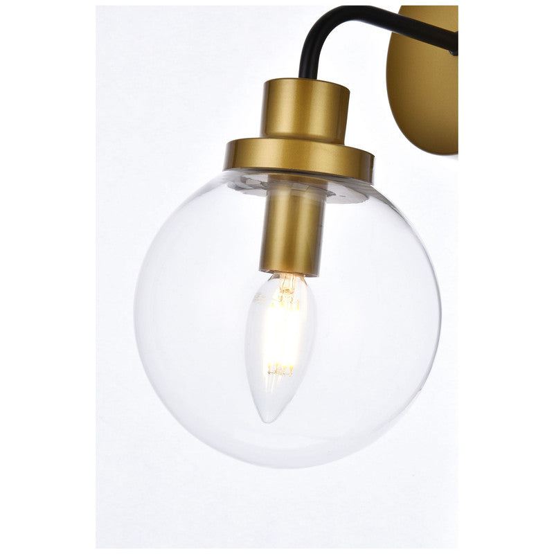 Elegant Lighting Hanson 1 Light 9" Wall Sconce