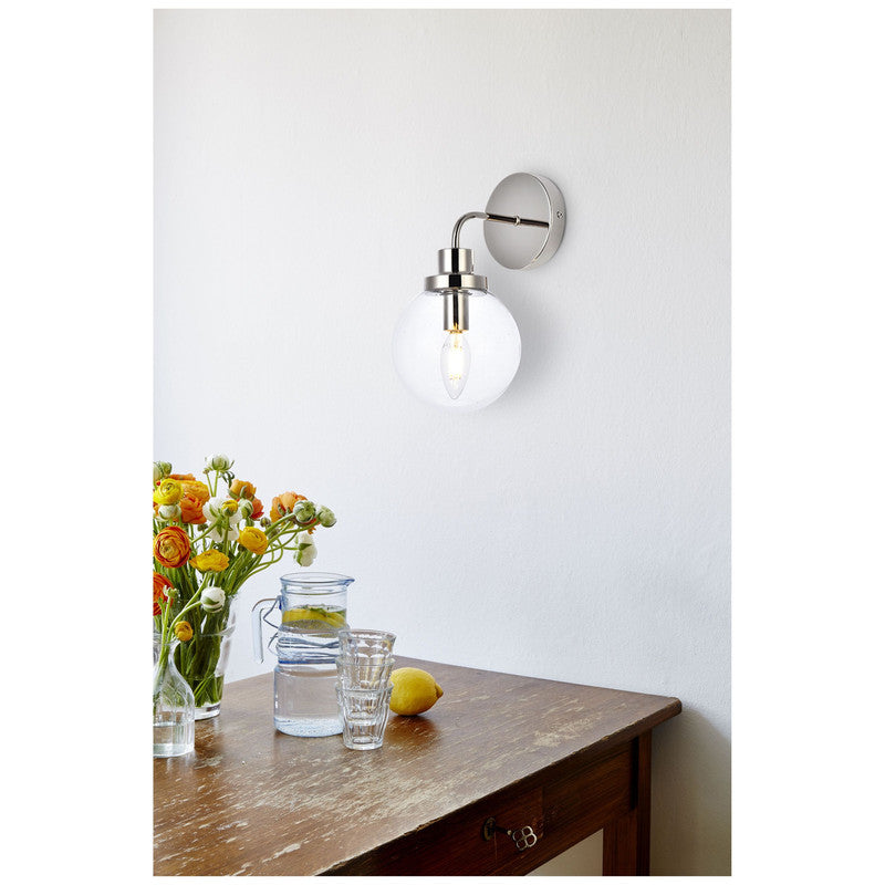 Elegant Lighting Hanson 1 Light 9" Wall Sconce