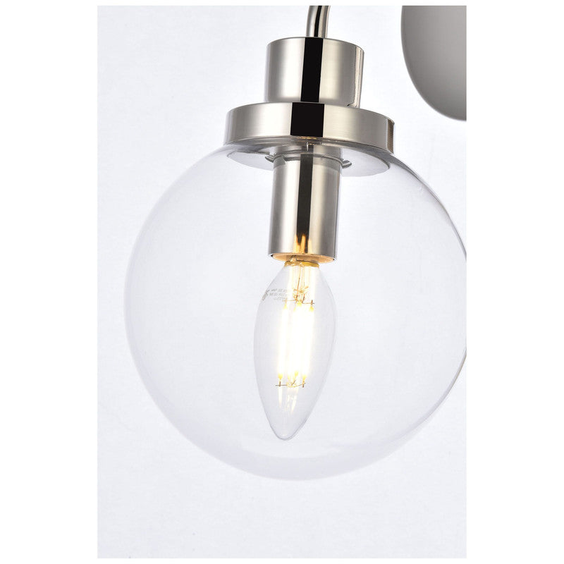 Elegant Lighting Hanson 1 Light 9" Wall Sconce