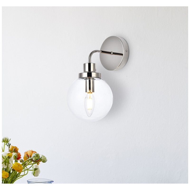 Elegant Lighting Hanson 1 Light 9" Wall Sconce