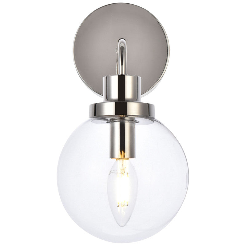 Elegant Lighting Hanson 1 Light 9" Wall Sconce