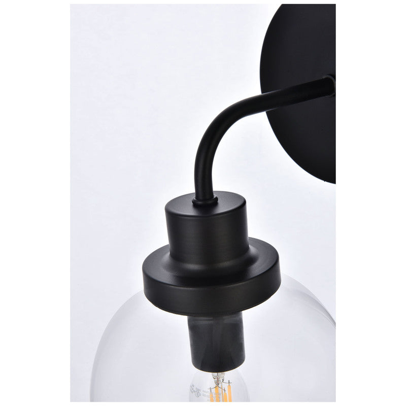 Elegant Lighting Hanson 1 Light 9" Wall Sconce