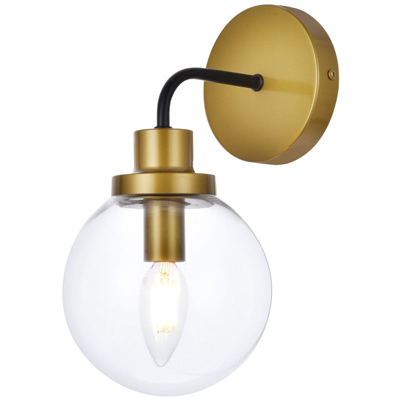 Elegant Lighting Hanson 1 Light 9" Wall Sconce