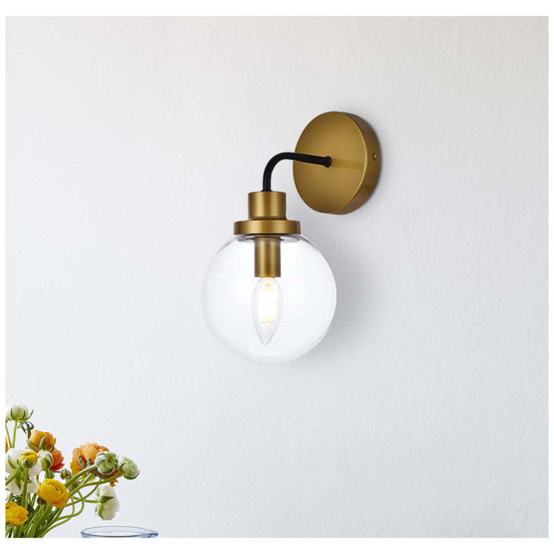Elegant Lighting Hanson 1 Light 9" Wall Sconce