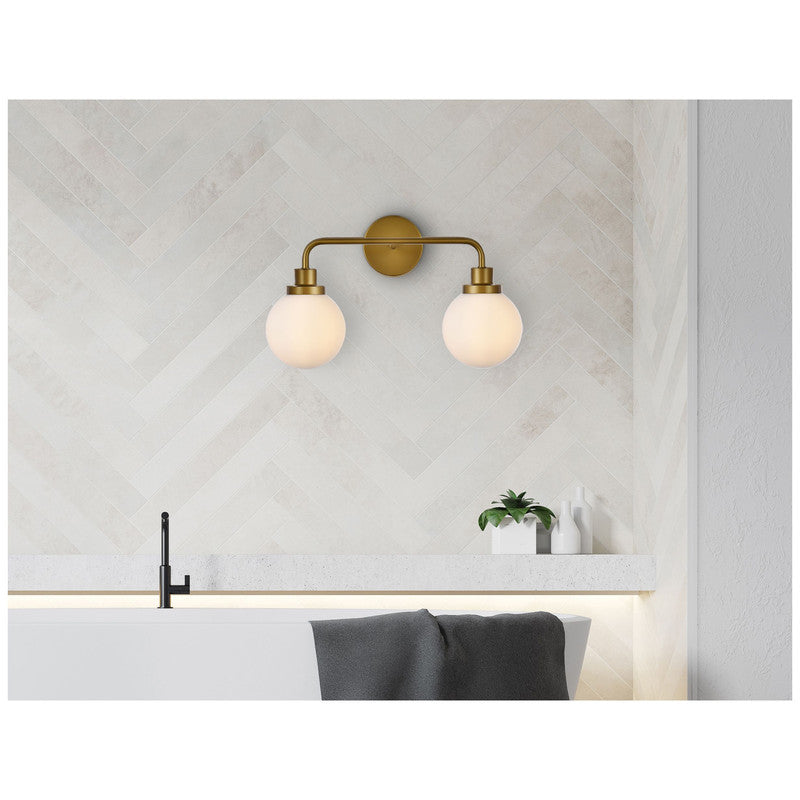 Elegant Lighting Hanson 2 Light 19" Vanity Light