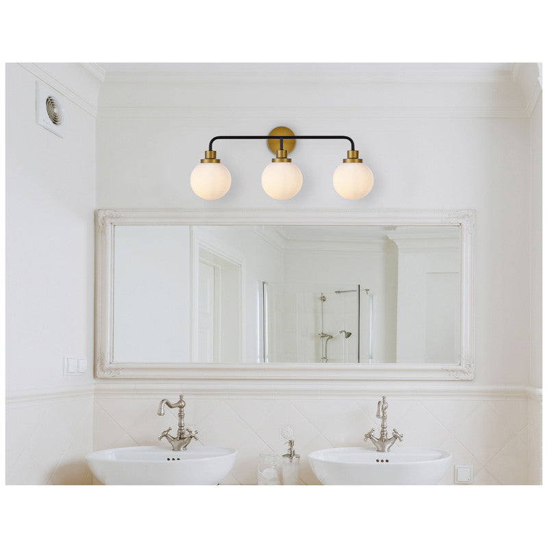 Elegant Lighting Hanson 3 Light 28" Vanity Light