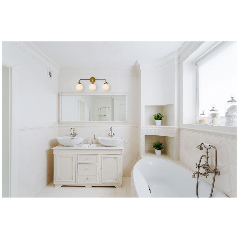 Elegant Lighting Hanson 3 Light 28" Vanity Light