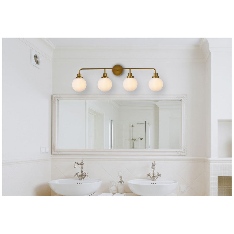 Elegant Lighting Hanson 4 Light 38" Vanity Light