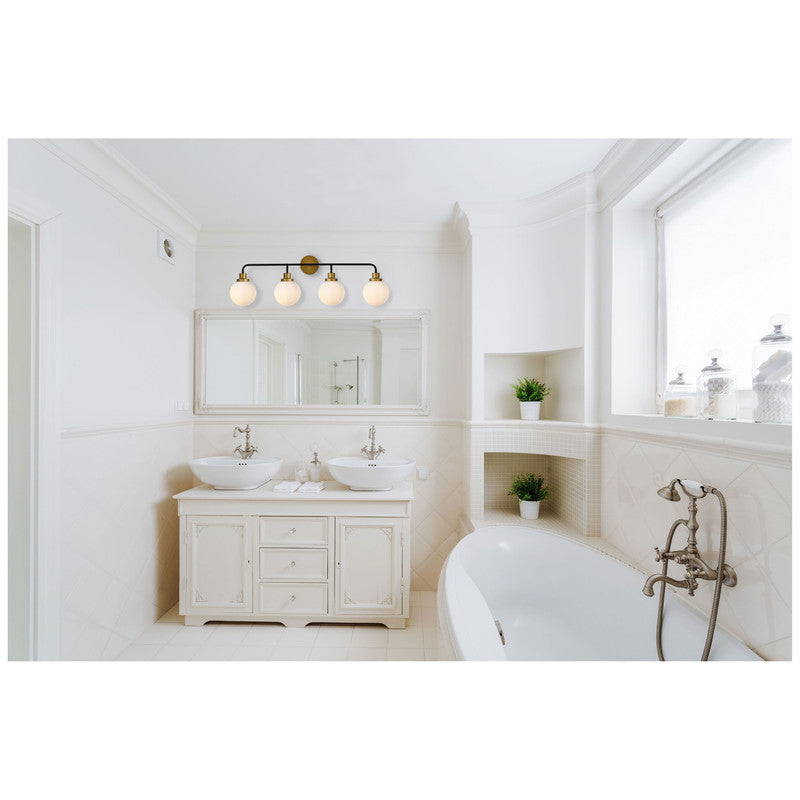 Elegant Lighting Hanson 4 Light 38" Vanity Light