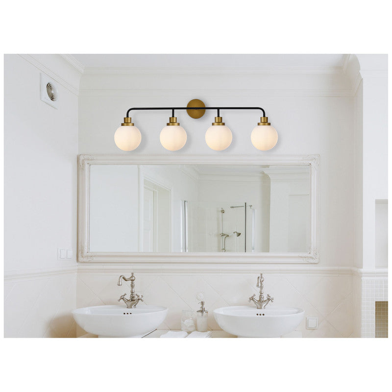 Elegant Lighting Hanson 4 Light 38" Vanity Light
