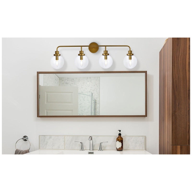 Elegant Lighting Hanson 4 Light 38" Vanity Light