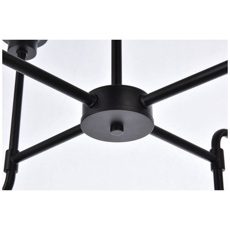 Elegant Lighting Hanson 8 Light 36" Chandelier