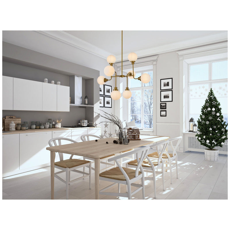 Elegant Lighting Hanson 8 Light 36" Chandelier