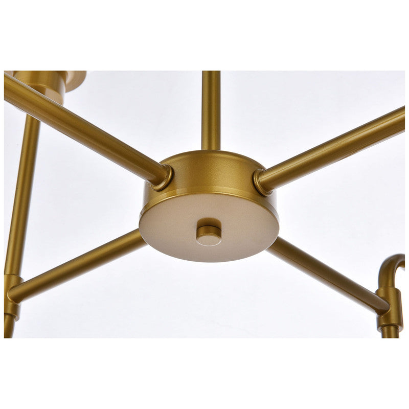 Elegant Lighting Hanson 8 Light 36" Chandelier