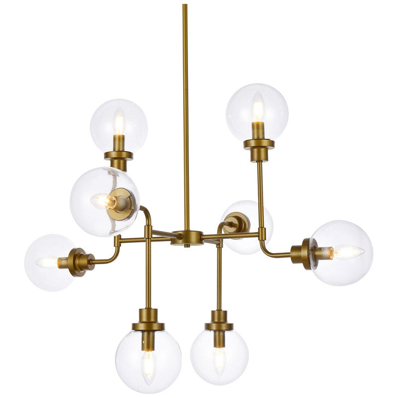 Elegant Lighting Hanson 8 Light 36" Chandelier