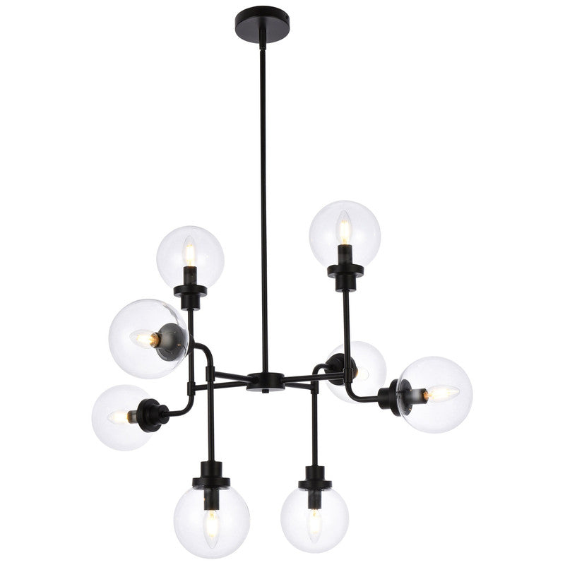 Elegant Lighting Hanson 8 Light 36" Chandelier