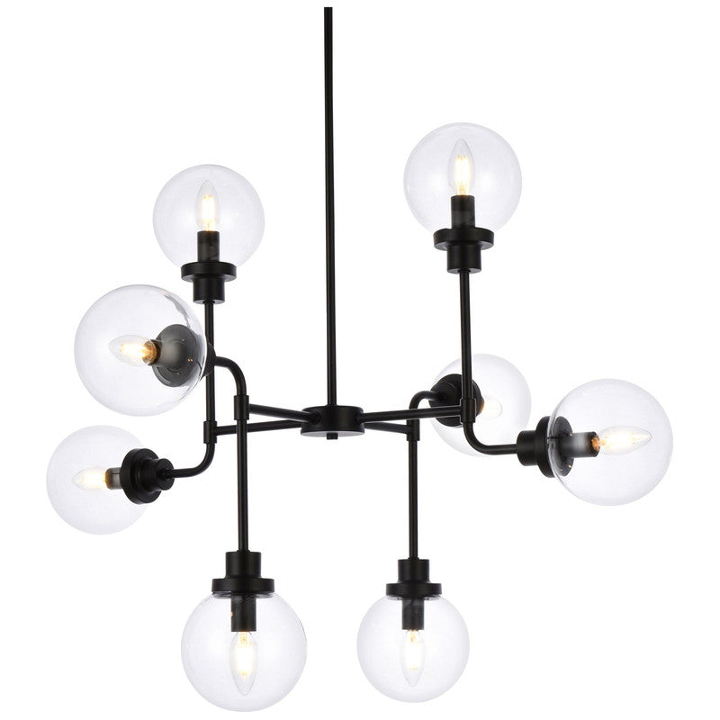 Elegant Lighting Hanson 8 Light 36" Chandelier