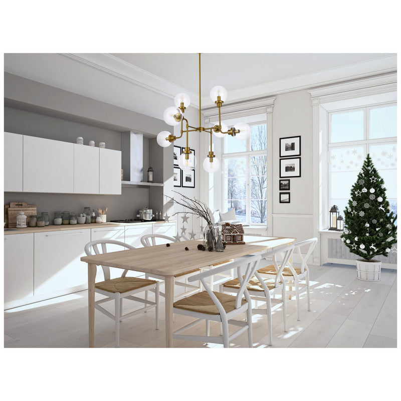 Elegant Lighting Hanson 8 Light 36" Chandelier