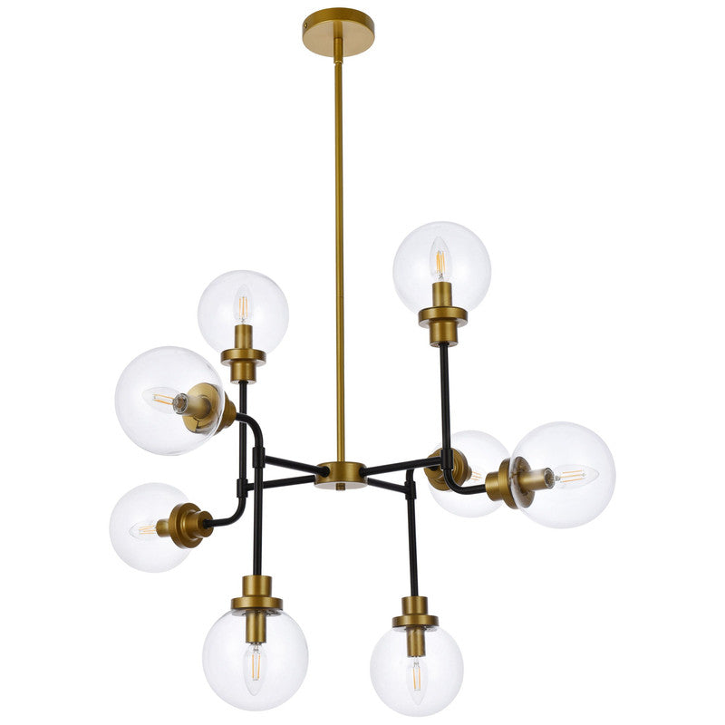 Elegant Lighting Hanson 8 Light 36" Chandelier