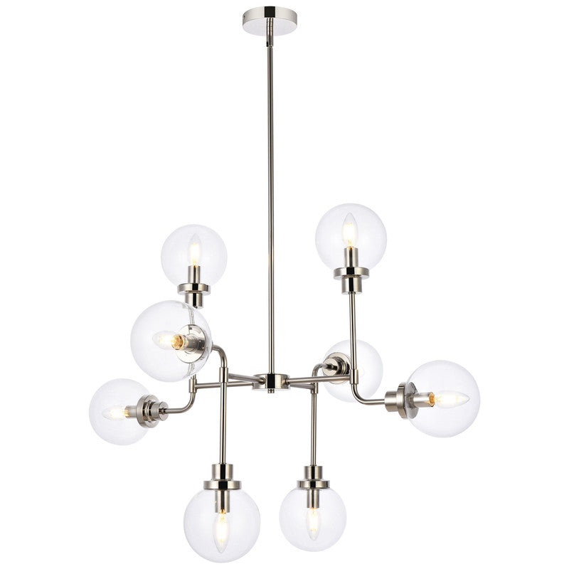 Elegant Lighting Hanson 8 Light 36" Chandelier